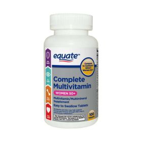 Equate Complete Multivitamin/Multimineral Supplement Tablets;  Women 50+;  100 Count - Equate