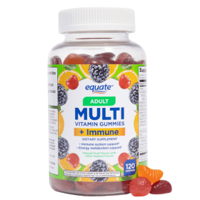 Equate Multivitamin + Immune Support Gummies;  120 Count - Equate
