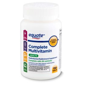 Equate Adults Complete Multivitamin/Multimineral Supplement;  130 Count - Equate