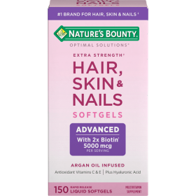 Nature's Bounty Optimal Solutions Advanced Hair;  Skin and Nail Softgels;  150 Count - Nature's Bounty