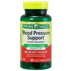 Spring Valley Blood Pressure Support;  60 Vegetarian Capsules - Spring Valley