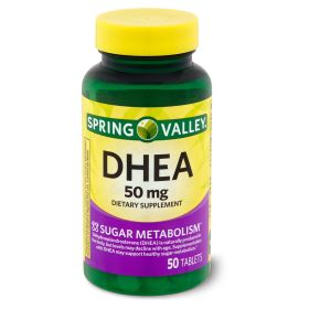 Spring Valley DHEA Tablets;  50 mg;  50 Count - Spring Valley