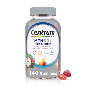 Centrum Multigummies for Men 50 Plus;  Multivitamin/Multimineral Supplement;  140 Count - Centrum