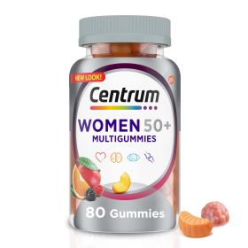 Centrum Multigummies Multivitamin for Women 50 Plus Gummies;  80 Count - Centrum