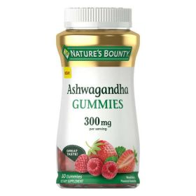 Nature's Bounty Ashwagandha Gummies;  Mixed Berry;  300 mg;  60 Count - Nature's Bounty
