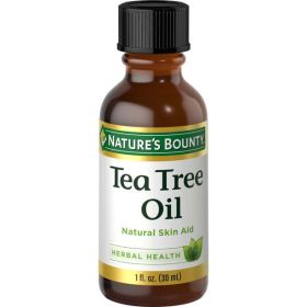 Nature's Bounty Tea Tree Oil;  Herbal Health Oil;  Supports Skin Health;  1 fl oz - Nature's Bounty