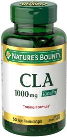 Nature's Bounty CLA Tonalin Softgels;  1000 mg;  50 Count - Nature's Bounty
