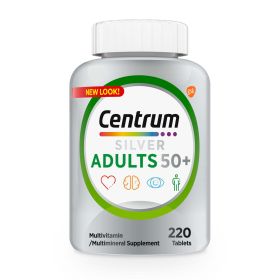 Centrum Silver Multivitamin for Adults 50 Plus;  Multimineral Supplement;  220 Count - Centrum