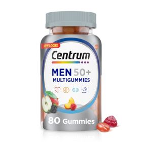 Centrum Multigummies Multivitamin for Men 50 Plus Gummies;  80 Count - Centrum