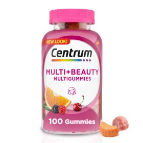 Centrum Multi Plus Beauty Women's Multivitamin Gummies;  100 Count - Centrum