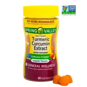 Spring Valley Turmeric Curcumin Vegetarian Gummies;  60 Count - Spring Valley
