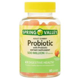 Spring Valley Prebiotic + Probiotic Gummies;  60 Count - Spring Valley