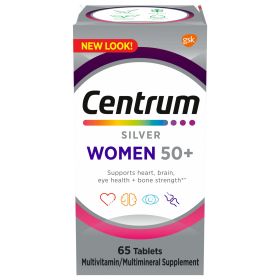 Centrum Silver Multivitamins for Women Over 50;  Multimineral Supplement;  65 Count - Centrum