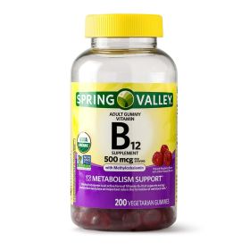 Spring Valley Vitamin B12 Gummy;  500 mcg;  200 Count - Spring Valley