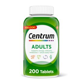 Centrum Adult Multivitamins Multivitamin/Multimineral Supplement;  200 Count - Centrum