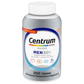 Centrum Silver Multivitamin for Men;  Multivitamin/Multimineral Supplement;  200 Count - Centrum