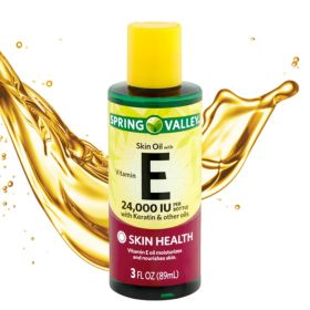 Spring Valley Skin Oil with Vitamin E;  24000 IU;  3 fl oz - Spring Valley