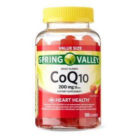 Spring Valley CoQ10 Adult Gummies;  200 mg;  100 Count - Spring Valley