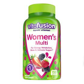Vitafusion Women's Multivitamin Gummies;  Daily Vitamins for Women;  Berry Flavored;  150 Count - Vitafusion