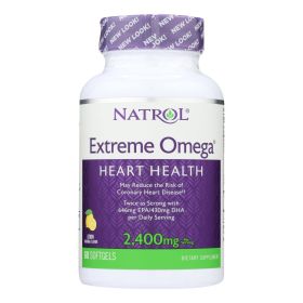 Natrol Extreme Omega - 1200 mg - 60 Softgels - 0911081