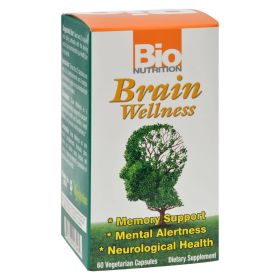 Bio Nutrition - Brain Wellness - 60 Vegetarian Capsules - 1500958