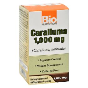 Bio Nutrition - Caralluma - 1000 mg - 60 Vegetarian Capsules - 1500982
