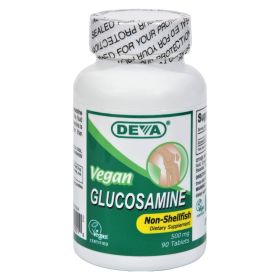 Deva Vegan Vitamins - Glucosamine - 500 mg - 90 Tablets - 0107334