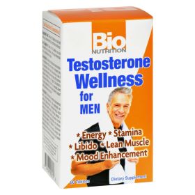 Bio Nutrition - Testosterone Wellness for Men - 60 Tablets - 1124486