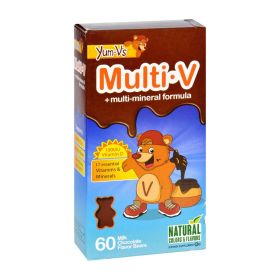 Yum V's Multi-V plus Multi-Mineral Formula Milk Chocolate - 60 Bears - 1137835