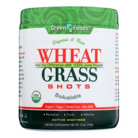 Green Foods Organic and Raw Wheat Grass Shots - 5.3 oz - 1090109