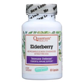 Quantum Elderberry Immune Defense Extract - 400 mg - 60 Capsules - 0441824