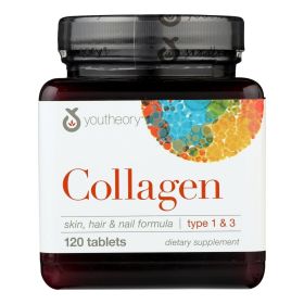 Youtheory Collagen - Type 1 and 3 - 120 Tablets - 1148634