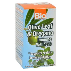 Bio Nutrition - Immune Wellness - Olive Leaf and Oregano - 60 Vcaps - 1182849