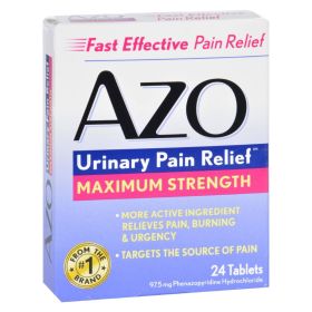 Azo Urinary Pain Relief - 24 Tablets - 1713239