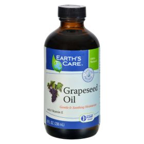 Earth's Care 100% Pure Grapeseed Oil - 8 fl oz - 1216241