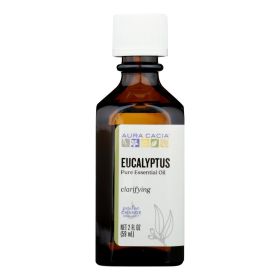 Aura Cacia - Essential Oil Eucalyptus Pure - 2 fl oz - 0620187