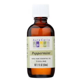 Aura Cacia - Peppermint Pure Essential Oil - 2 fl oz - 0714881