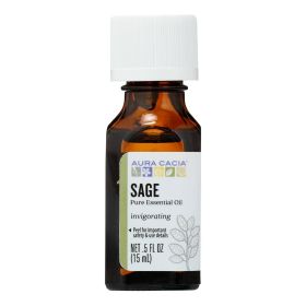 Aura Cacia - Essential Oil Sage - 0.5 fl oz - 0445643