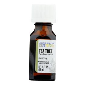Aura Cacia - Pure Essential Oil Tea Tree - 0.5 fl oz - 0620864