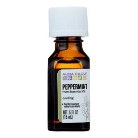 Aura Cacia - Pure Essential Oil Peppermint - 0.5 fl oz - 0445544