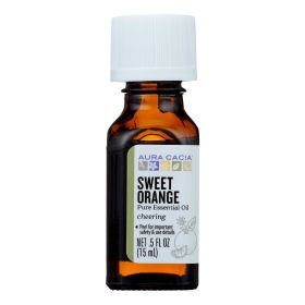 Aura Cacia - Essential Oil Sweet Orange - 0.5 fl oz - 0713826