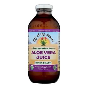 Lily of the Desert - Organic Aloe Vera Juice Inner Fillet - 16 fl oz - 0335919