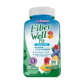Vitafusion Fiber Well Fit Gummies Supplement;  90 Count - Vitafusion