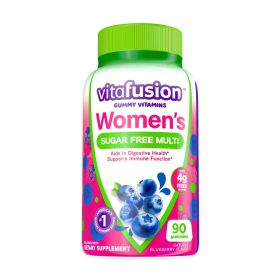 Vitafusion Women's Sugar Free Daily Multivitamin Gummy;  Blueberry Flavored;  90 Count - Vitafusion
