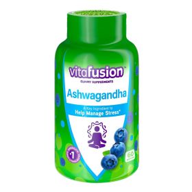 Vitafusion Ashwagandha Gummies;  Help Manage Stress;  125mg Per Serving;  60 Count - Vitafusion