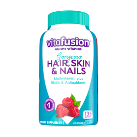 Vitafusion Gorgeous Hair;  Skin & Nails Multivitamin;  plus Biotin and Antioxidant Gummy Vitamins;  135 Count - Vitafusion