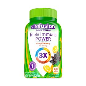 Vitafusion Triple Immune POWER Gummy Vitamins;  60 Count - Vitafusion