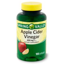 Spring Valley Apple Cider Vinegar Capsules;  450mg;  100 Count - Spring Valley