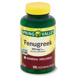 Spring Valley Fenugreek Dietary Supplement;  610 mg;  100 Count - Spring Valley