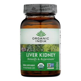 Organic India Usa Whole Herb Supplement, Liver Kidney - 1 Each - 90 VCAP - 1889237